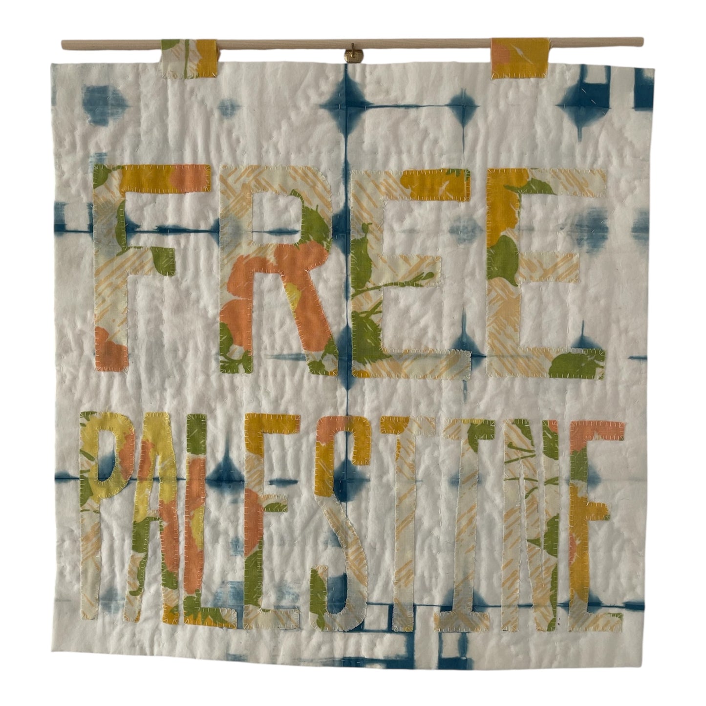 Free Palestine Quilted Wall Hanging