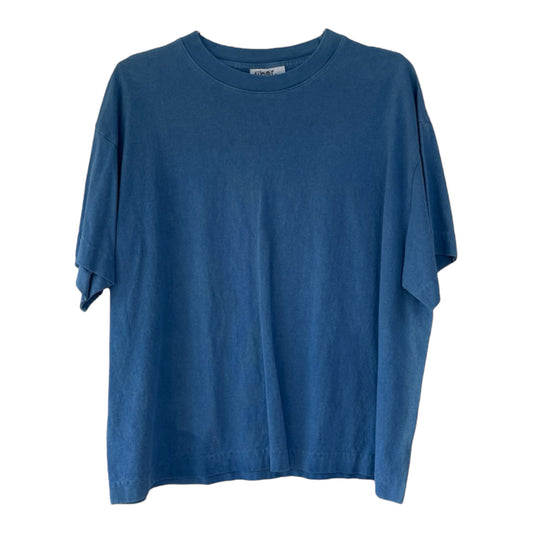 Indigo Boxy Tee - Dark Wash